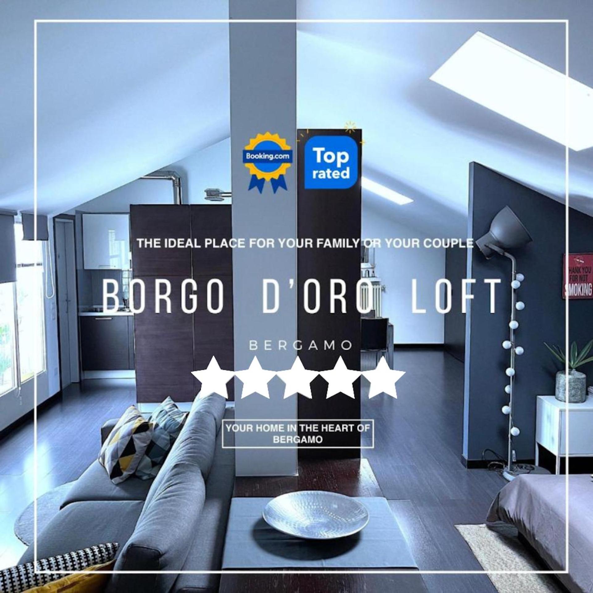 ベルガモBorgo D'Oro Loftアパートメント エクステリア 写真