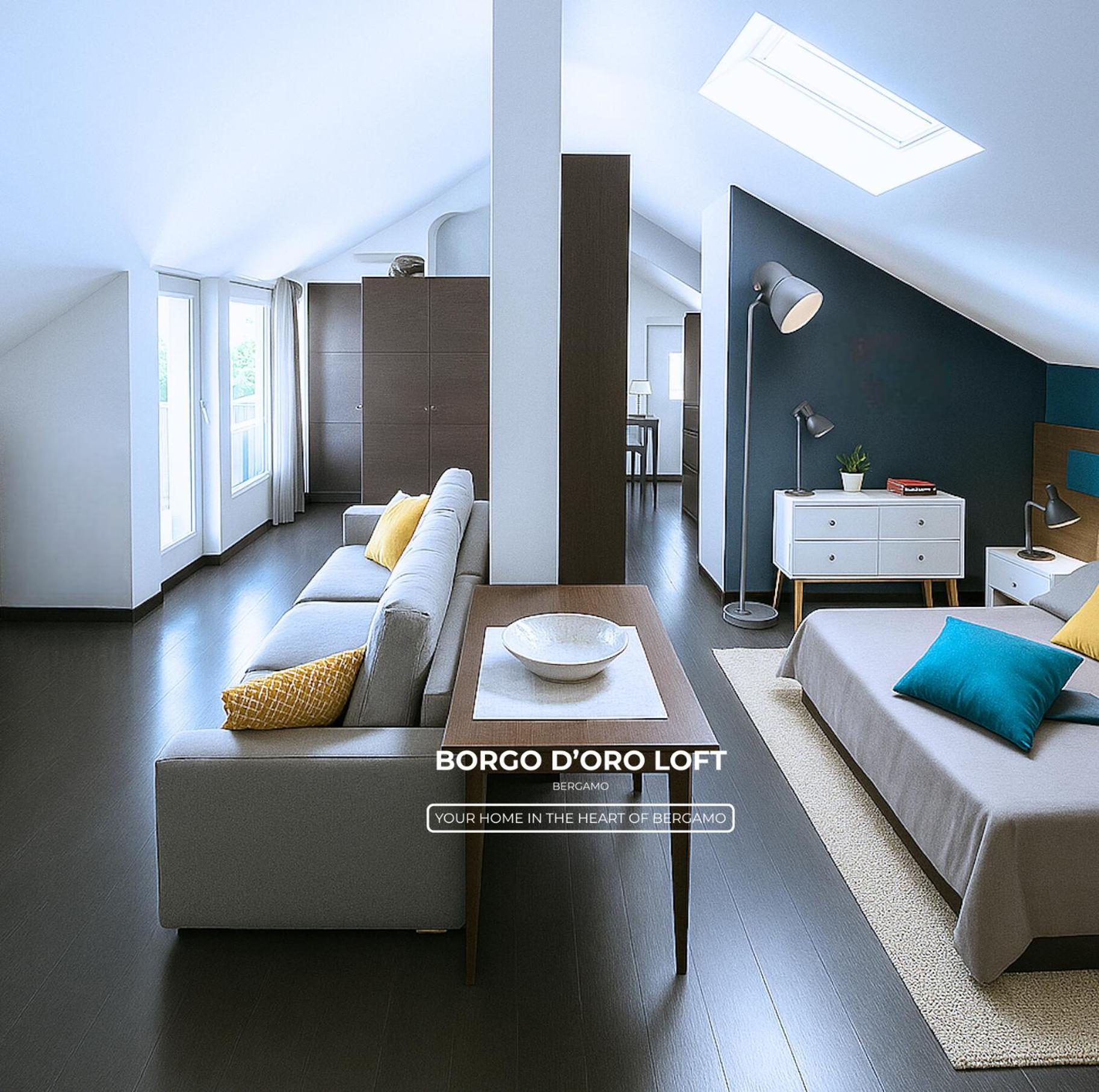 ベルガモBorgo D'Oro Loftアパートメント エクステリア 写真